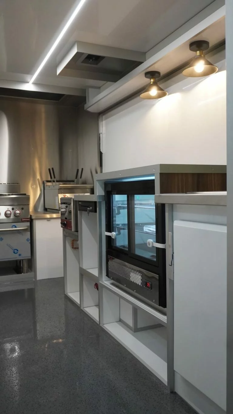 Aménagement complet cellule food truck