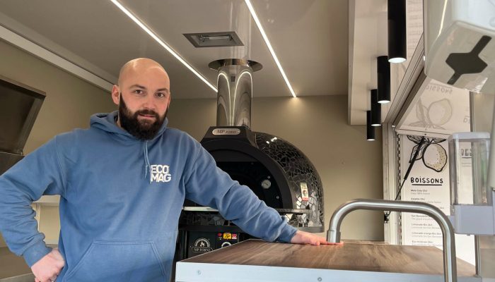 Comptoir Food truck pizzeria napolitain - Renault Master - Ecomag